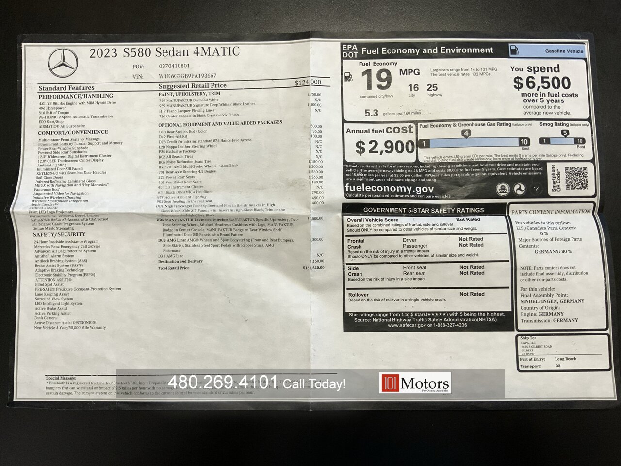 2023 Mercedes-Benz S 580 4MATIC - Photo 34 - Tempe, AZ 85281