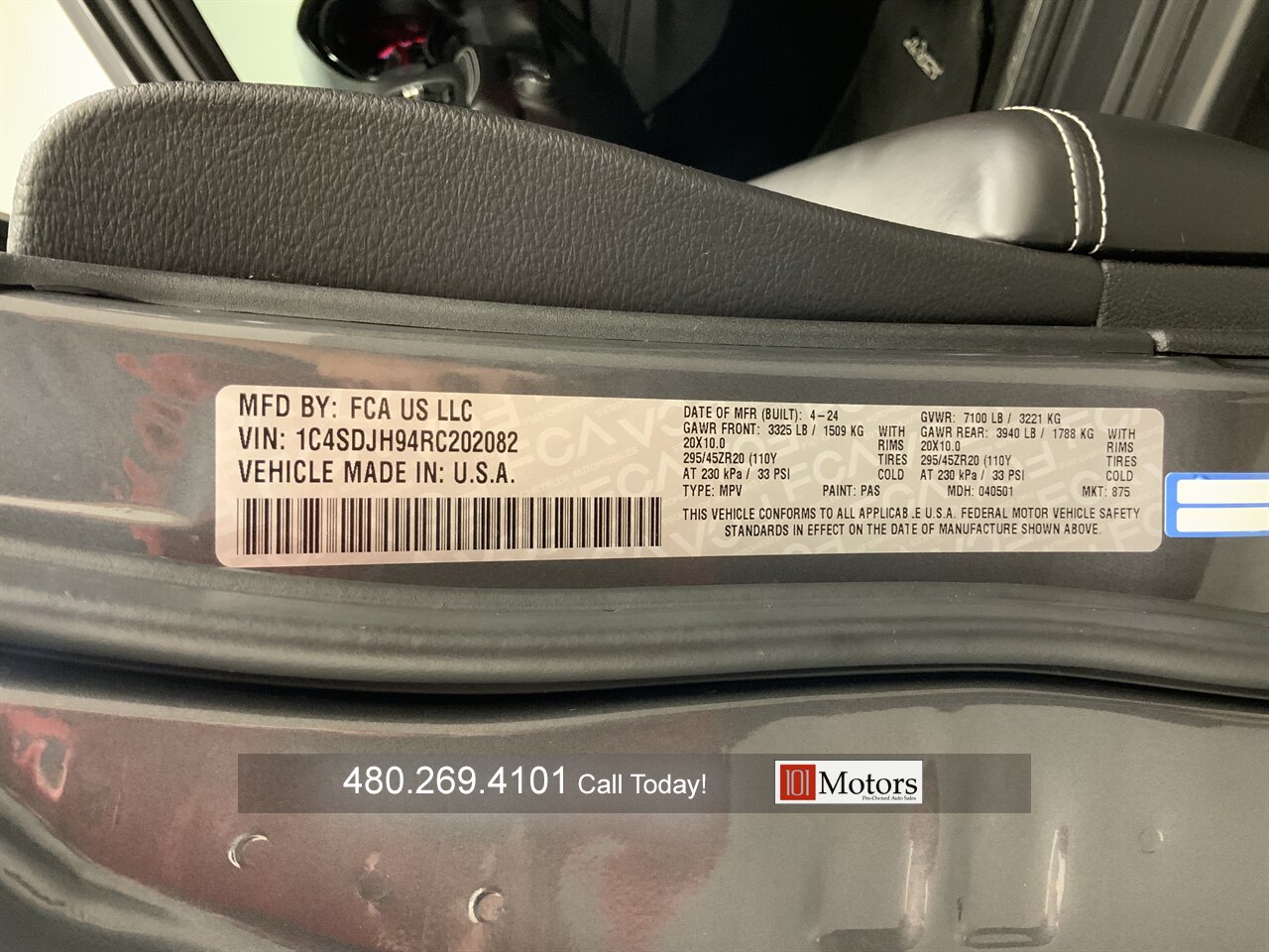 2024 Dodge Durango SRT Hellcat Plus - Photo 38 - Tempe, AZ 85281