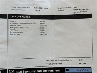 2018 Tesla Model 3 Long Range   - Photo 42 - Gladstone, OR 97027