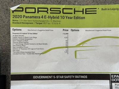 2020 Porsche Panamera 4 10 Years Edition   - Photo 54 - Gladstone, OR 97027