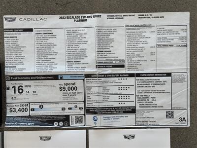 2023 Cadillac Escalade ESV Sport Platinum   - Photo 38 - Gladstone, OR 97027