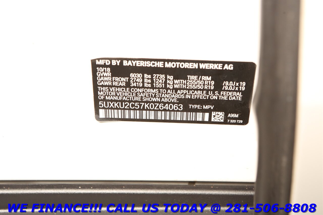 2019 BMW X6 2019 xDrive35i AWD NAV HUD PANO BLIND CAMERA   - Photo 32 - Houston, TX 77031