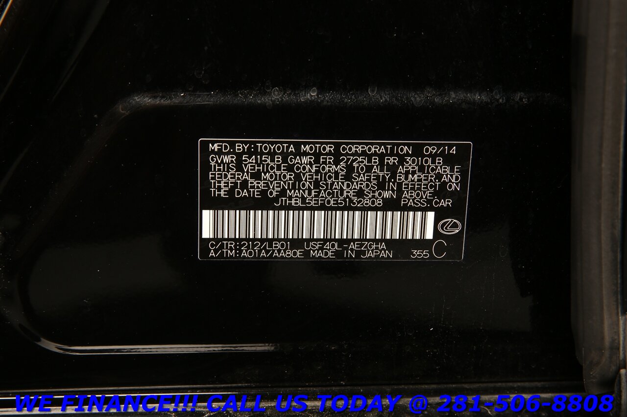 2014 Lexus LS 2014 LS460 NAV SUN BLIND HEAT/COOL SEAT 85K MLS   - Photo 28 - Houston, TX 77031