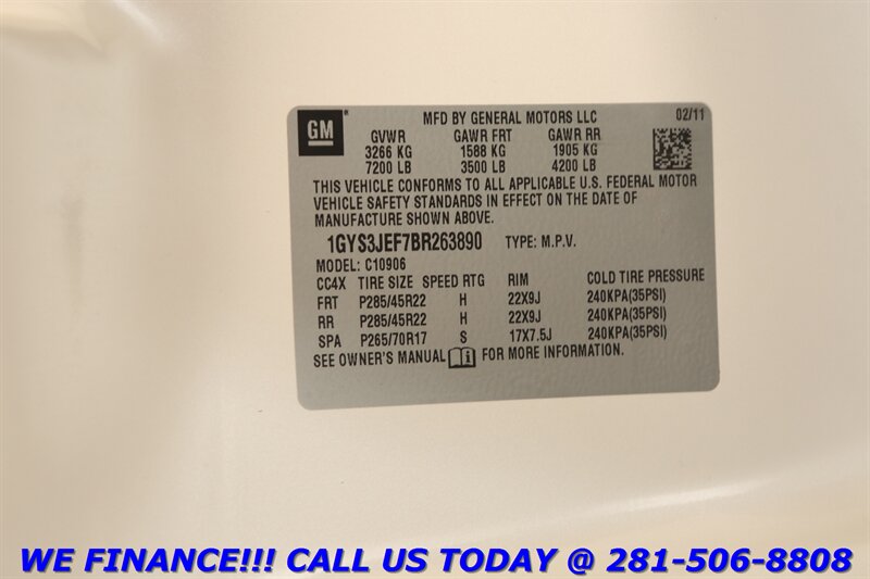 used 2011 Cadillac CADILLAC ESCALADE ESV car, priced at $15,480