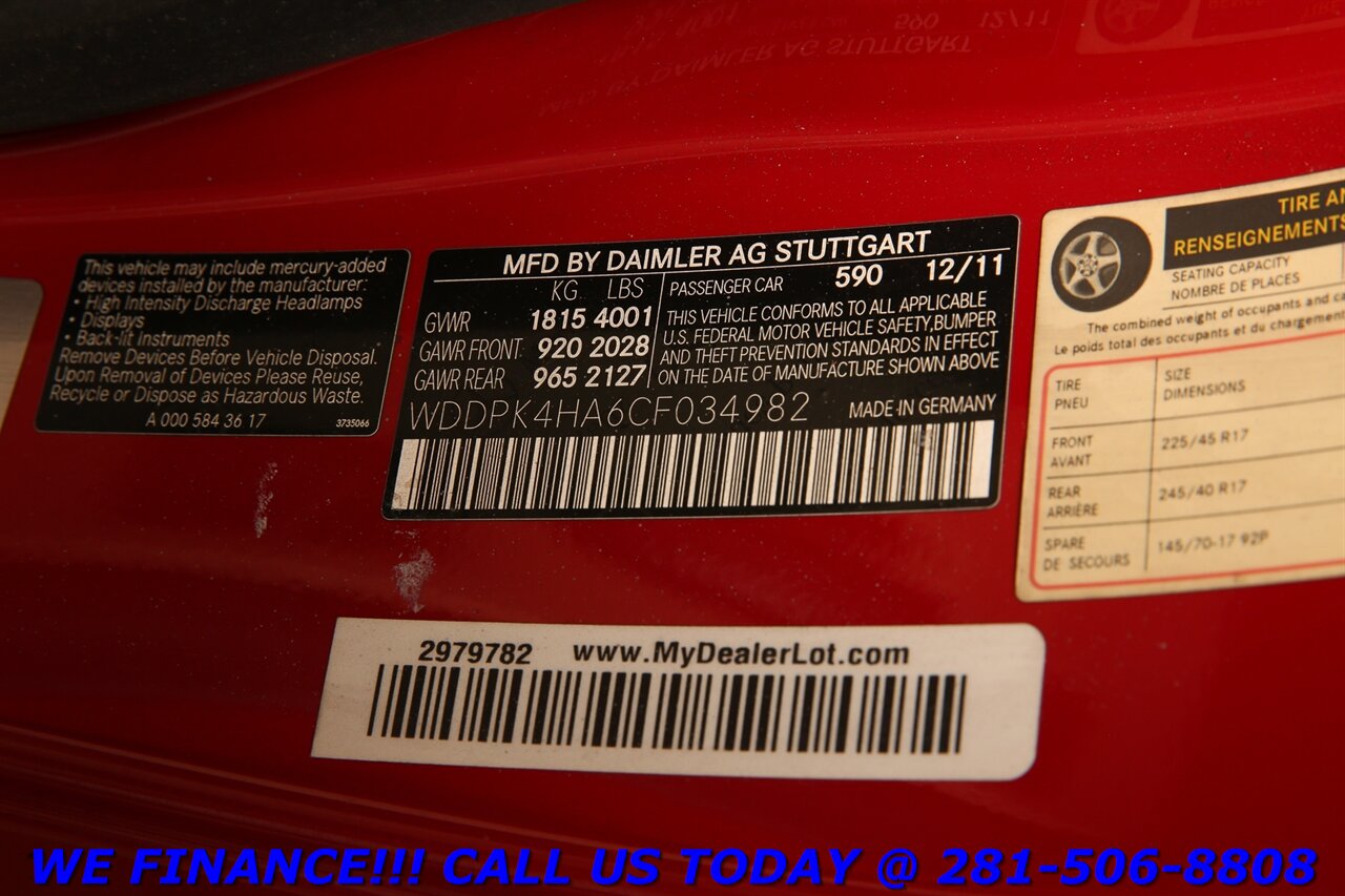 2012 Mercedes-Benz 2012 SLK250 NAV HEATSEAT HARMAN 17 "ALLOYS - Photo 25 - Houston, TX 77031
