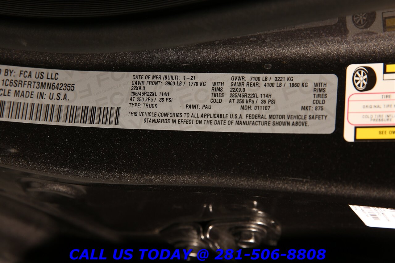 2021 RAM 1500 2021 Laramie 4x4 CREW 5.7L HEMI NAV TECH 53K MLS - Photo 29 - Houston, TX 77031