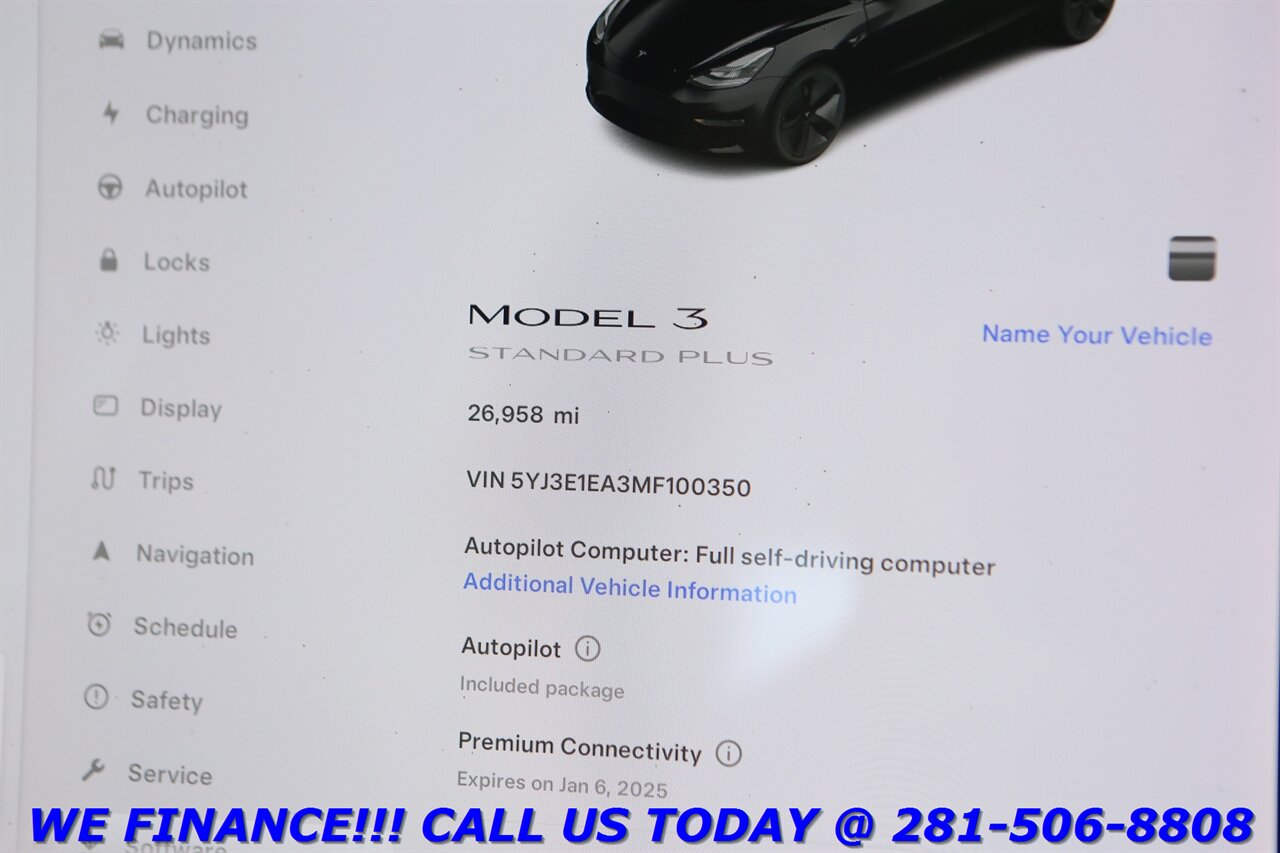 2021 Tesla Model 3 2021 AUTOPILOT FSD NAV PANO BLIND HEATSEAT 26K   - Photo 15 - Houston, TX 77031