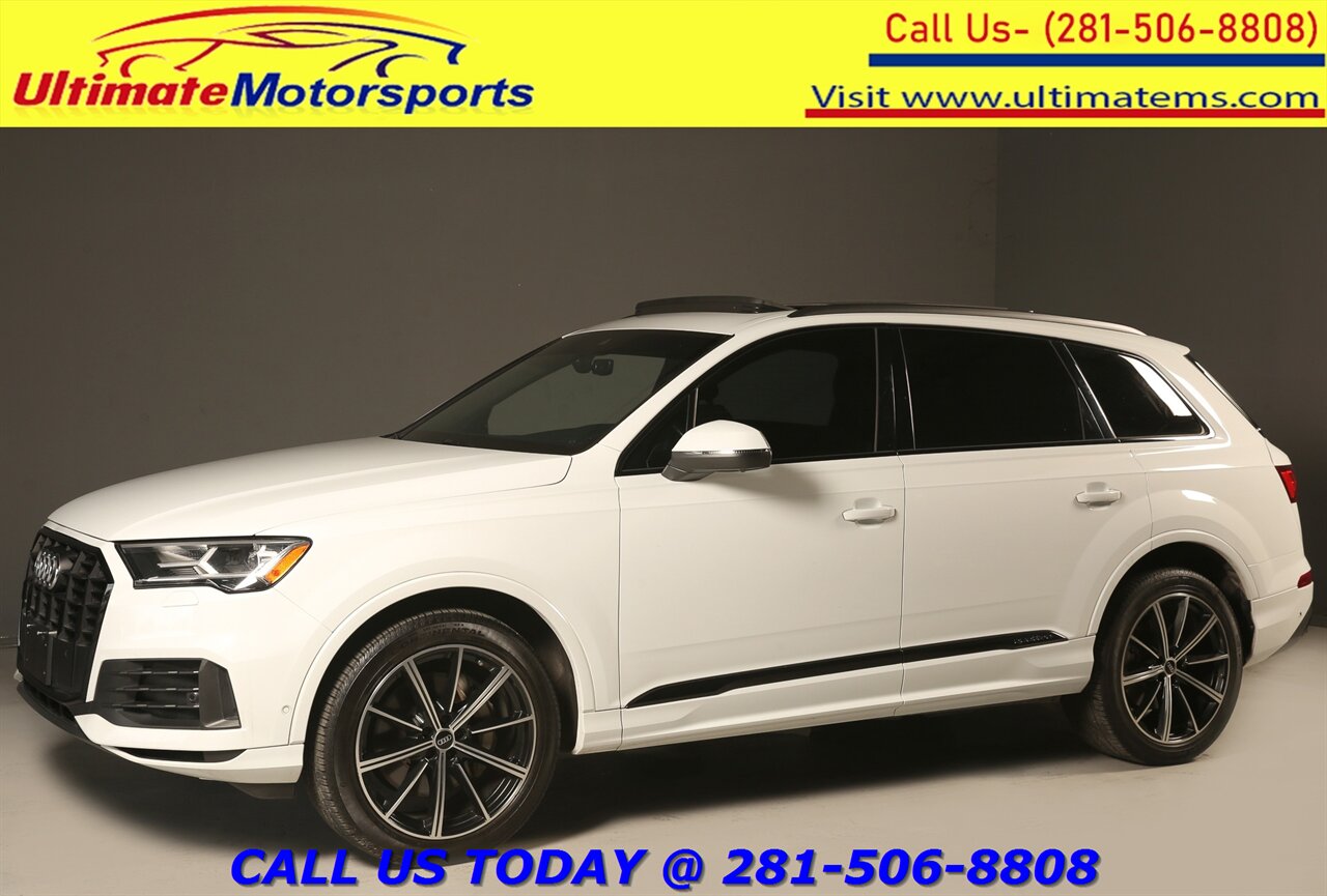 2021 Audi Q7 Quattro Premium Plus55 V6 AWD NAV PANO 3ROW 7PASS   - Photo 1 - Houston, TX 77031