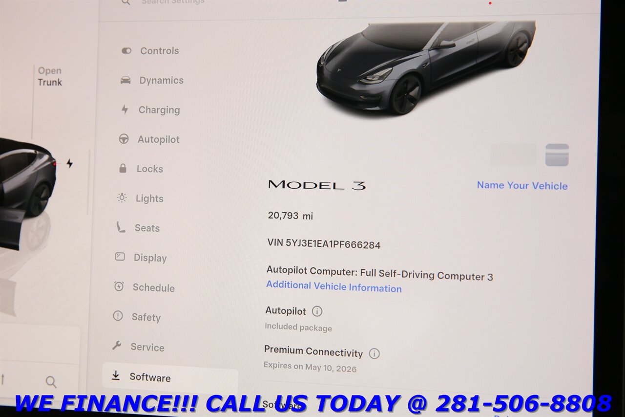 2023 Tesla Model 3 2023 FSD3 AUTOPILOT PANO HEATSEAT 20K MLS   - Photo 16 - Houston, TX 77031