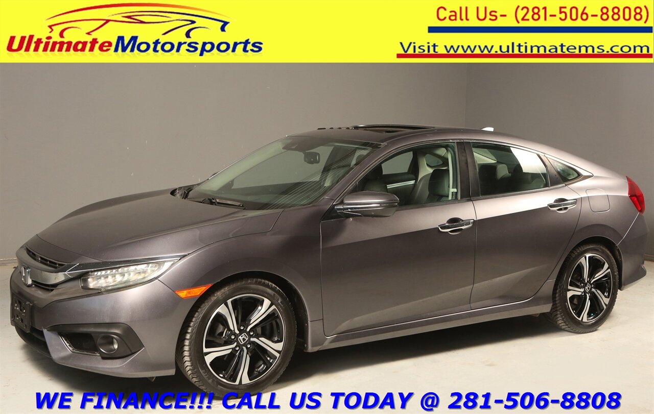 2016 Honda Civic 2016 Touring NAV SUN LEATHER LANE HEATSEAT CAMERA   - Photo 1 - Houston, TX 77031