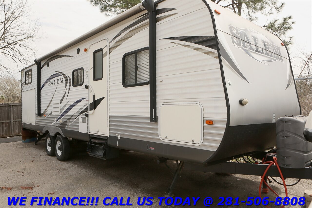 2013 Forest River Salem 30ft SLIDE OUT RV CAMPER 30KQBSS MODEL BED   - Photo 1 - Houston, TX 77031