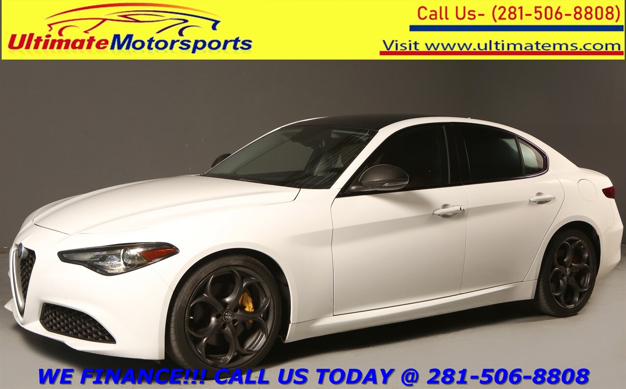 2018 Alfa Romeo Giulia 2018 PANO NERO LEATHER CAM KEYGO HARMAN 49K MLS - Photo 1 - Houston, TX 77031
