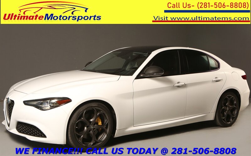 2018 Alfa Romeo Giulia 2018 PANO NERO LEATHER CAM KEYGO HARMAN 49K MLS  