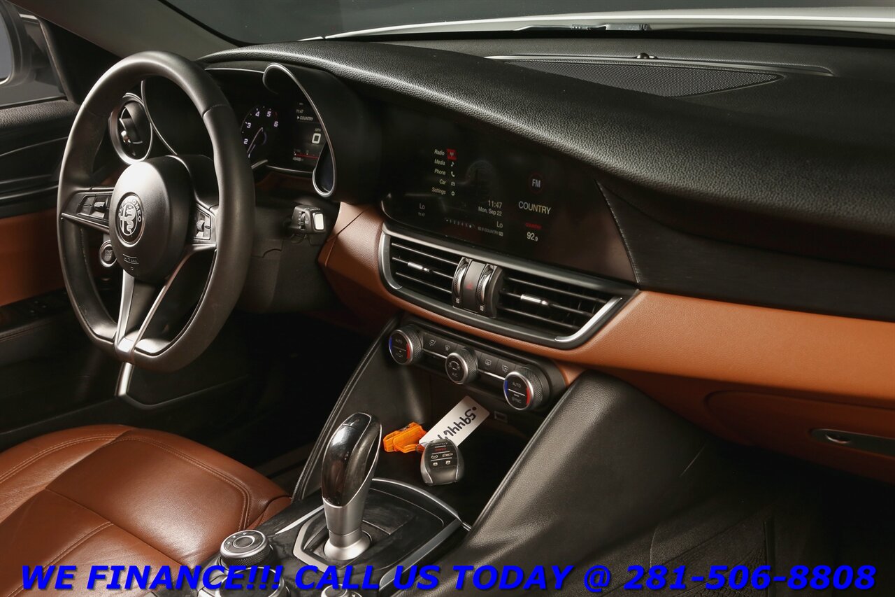 2018 Alfa Romeo Giulia 2018 PANO NERO LEATHER CAM KEYGO HARMAN 49K MLS - Photo 20 - Houston, TX 77031