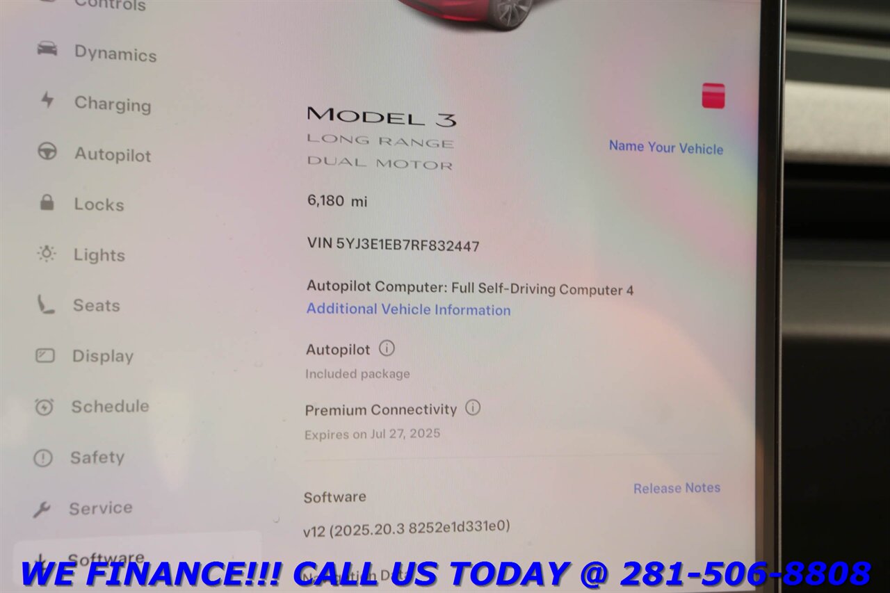 2024 Tesla Model 3 2024 Long Range AWD FSD4 AUTOPILOT PANO RED WHITE - Photo 16 - Houston, TX 77031