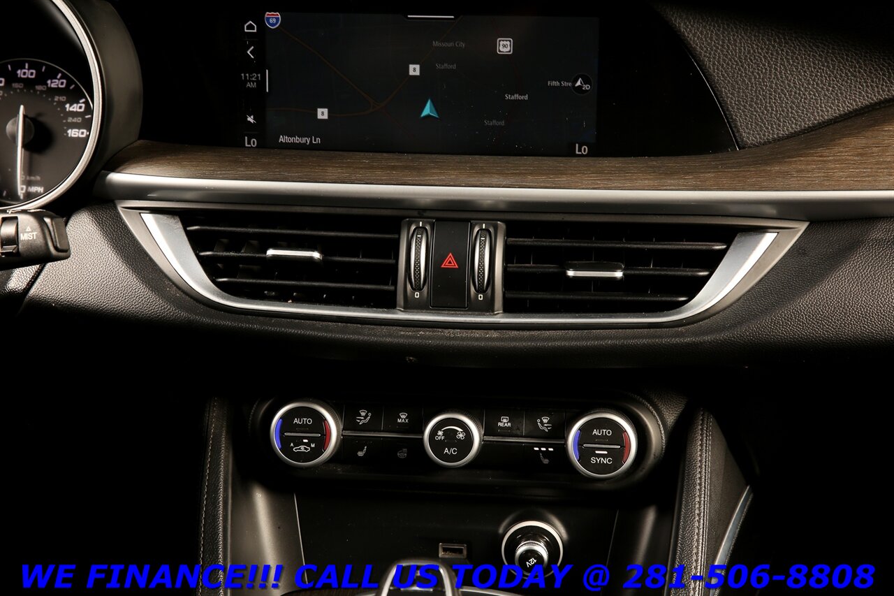 2020 Alfa Romeo Stelvio 2020 Ti AWD NAV NERO EDIZIONE PANO CAM 43K MLS   - Photo 16 - Houston, TX 77031