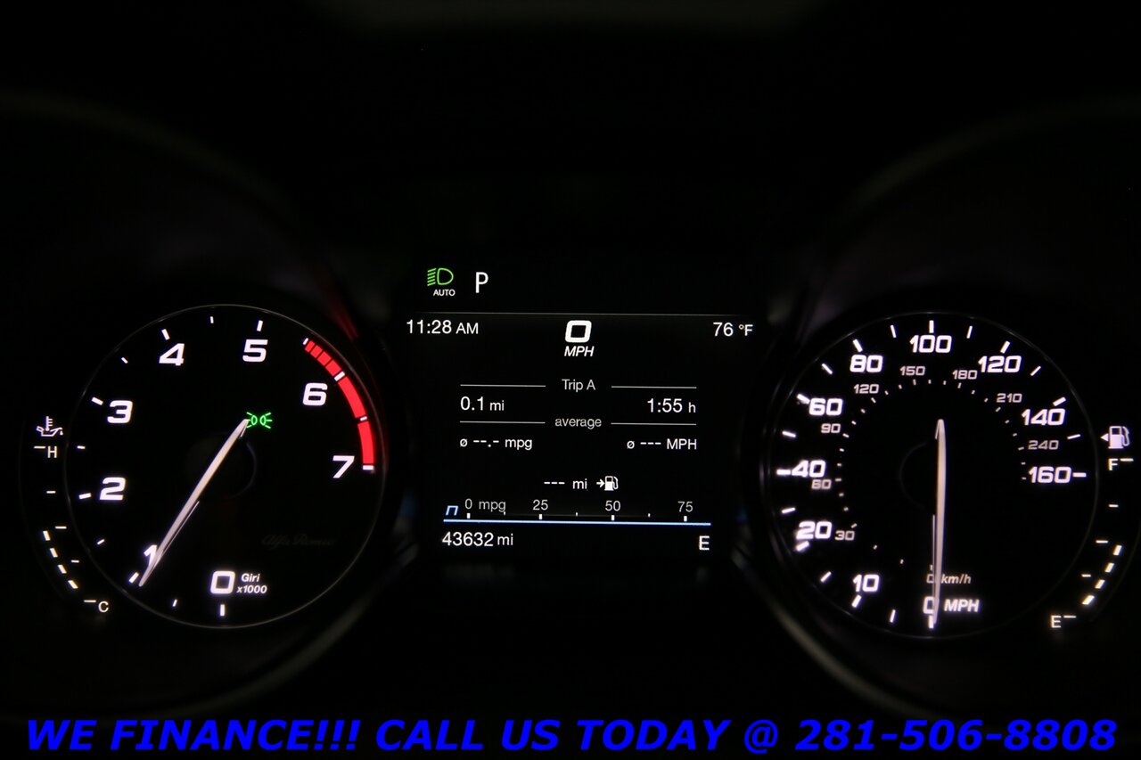 2020 Alfa Romeo Stelvio 2020 Ti AWD NAV NERO EDIZIONE PANO CAM 43K MLS   - Photo 15 - Houston, TX 77031