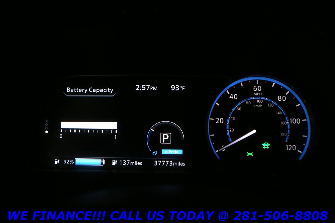 2018 Nissan LEAF 2018 SV QUICK CHARGE NAV CAMERA 17 "ALLOYS 37K MLS   - Photo 15 - Houston, TX 77031