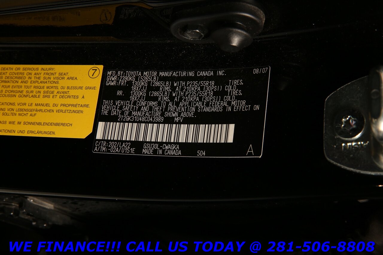 2008 Lexus RX 2008 RX 350 PREM PKG SUN HEATSEAT WOOD 33K MLS - Photo 27 - Houston, TX 77031