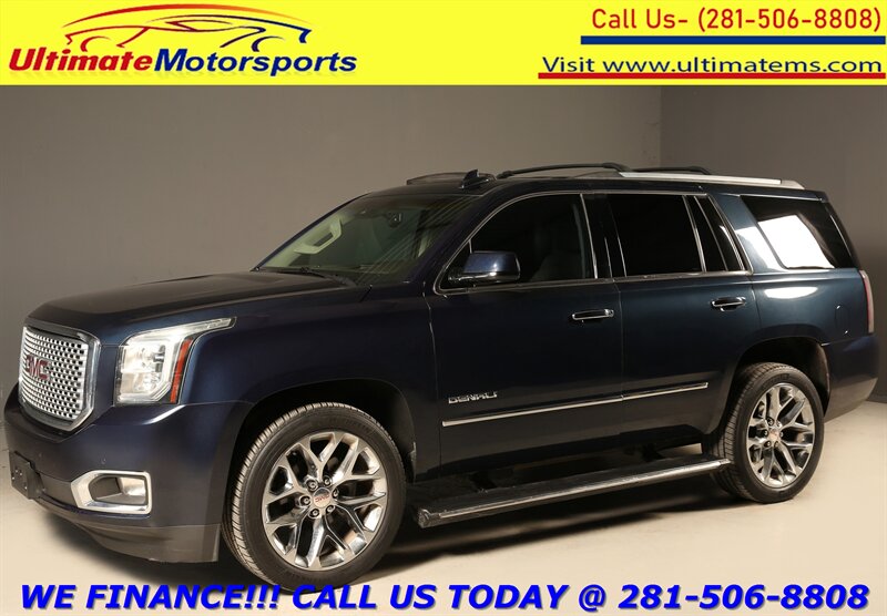 2017 GMC Yukon 2017 Denali 4x4 NAV HUD SUN ADAPT BLIND 3ROW  