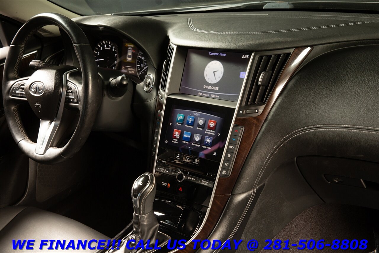 2018 INFINITI Q50 2018 3.0T Luxe NAV SUN SPORT CAMERA 44K MLS   - Photo 18 - Houston, TX 77031