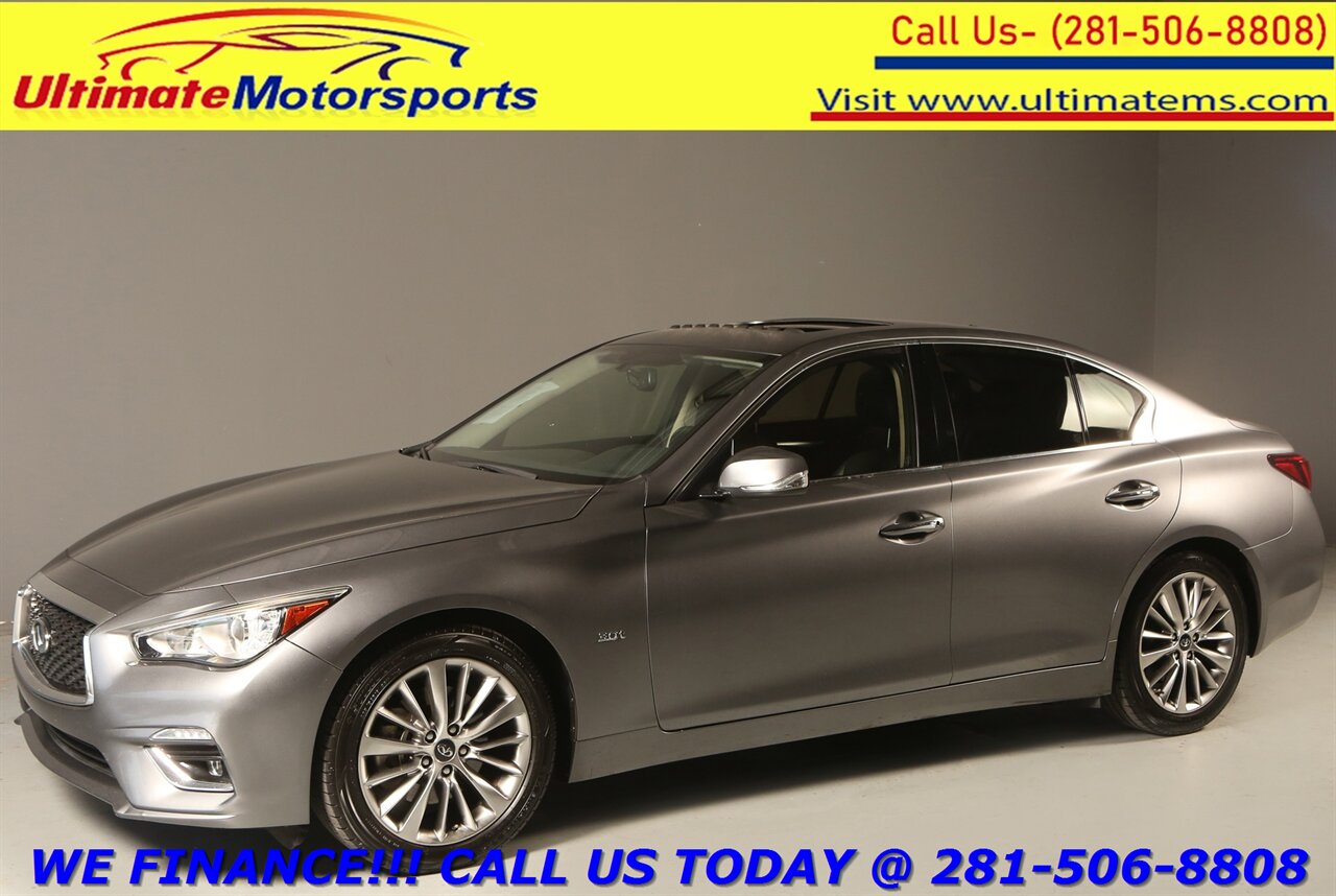 2018 INFINITI Q50 2018 3.0T Luxe NAV SUN SPORT CAMERA 44K MLS   - Photo 1 - Houston, TX 77031