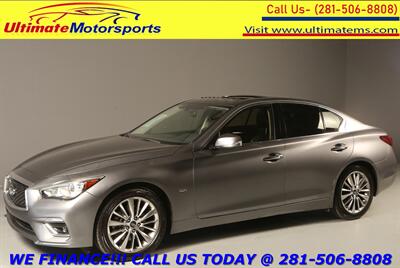 2018 INFINITI Q50 2018 3.0T Luxe NAV SUN SPORT CAMERA 44K MLS Sedan