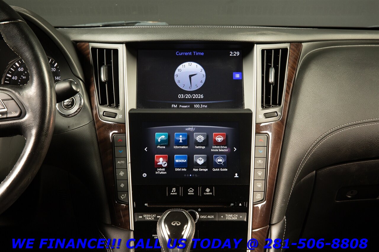 2018 INFINITI Q50 2018 3.0T Luxe NAV SUN SPORT CAMERA 44K MLS   - Photo 16 - Houston, TX 77031