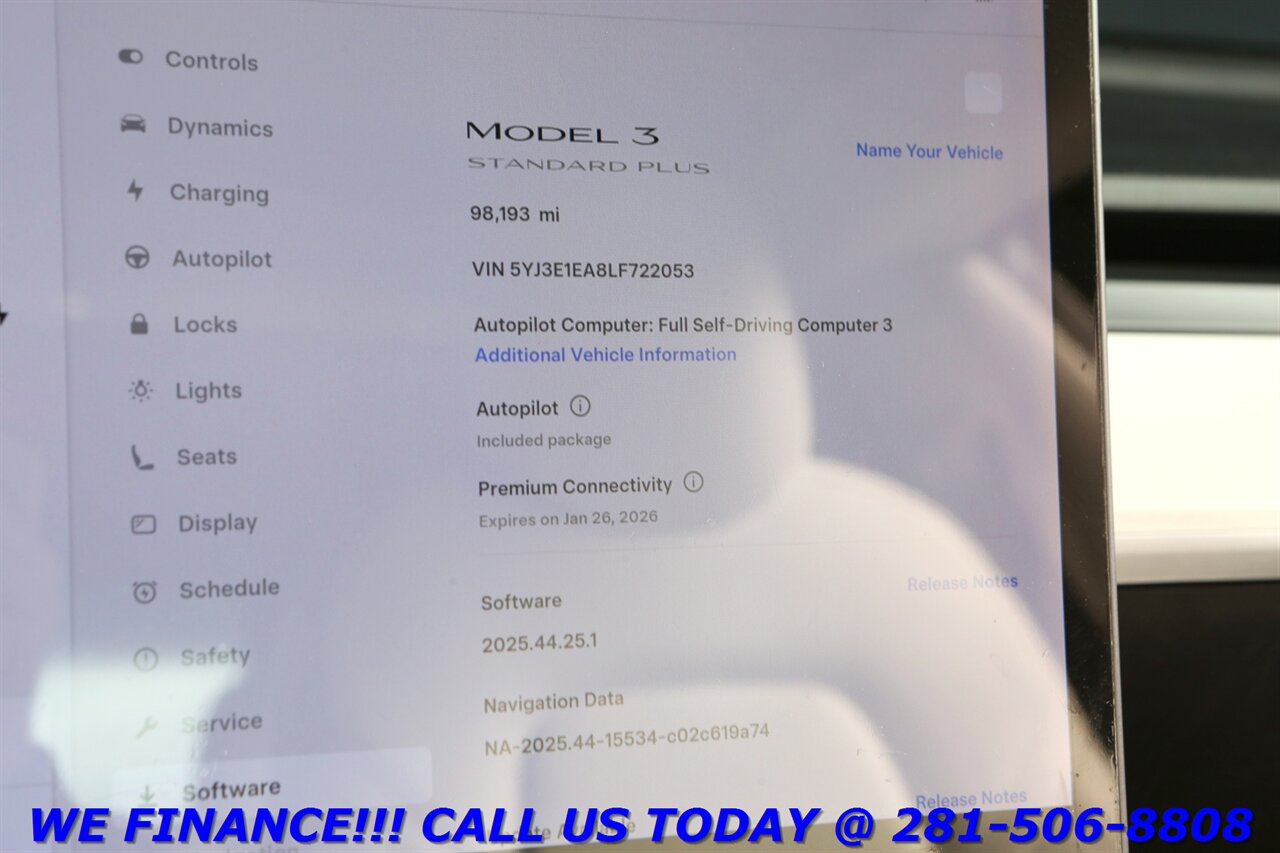 2020 Tesla Model 3 2020 FSD3 AUTOPILOT NAV PANO HEATSEAT CAMERA   - Photo 16 - Houston, TX 77031