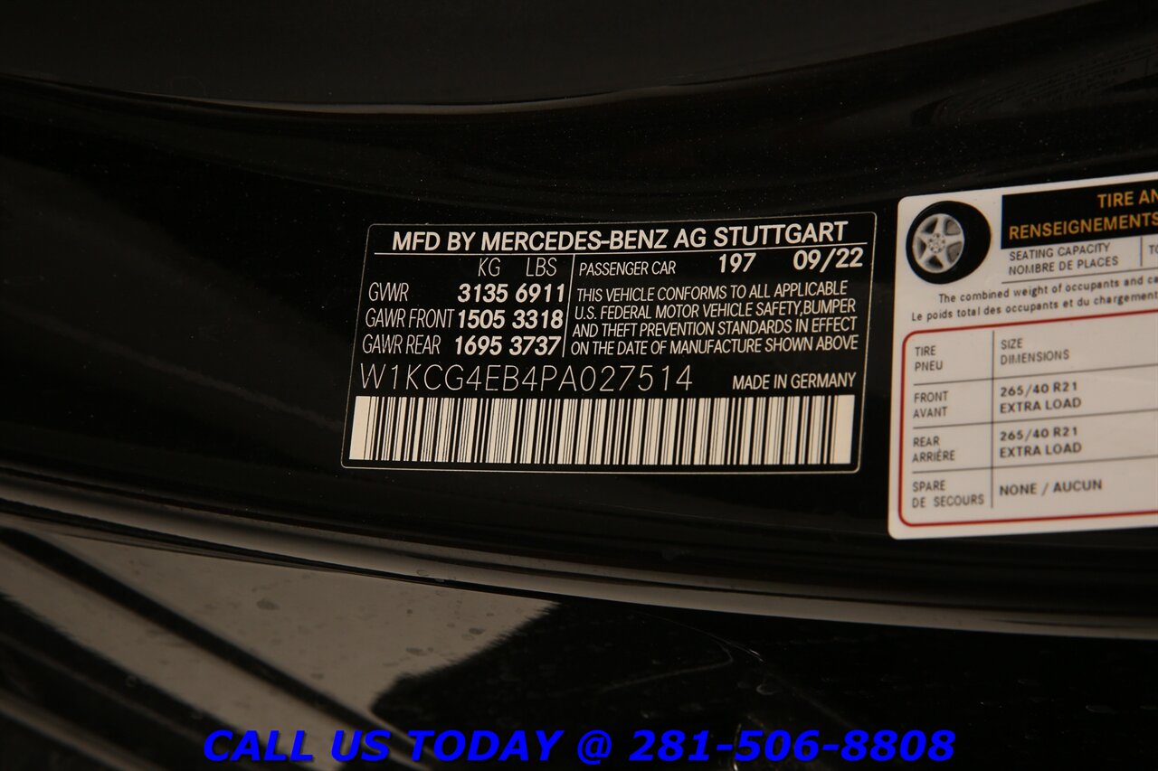 2023 Mercedes-Benz EQS 580 AMG 4MATIC AWD PINNACLE NAV HUD PANO MASSAGE EXEC - Photo 32 - Houston, TX 77031