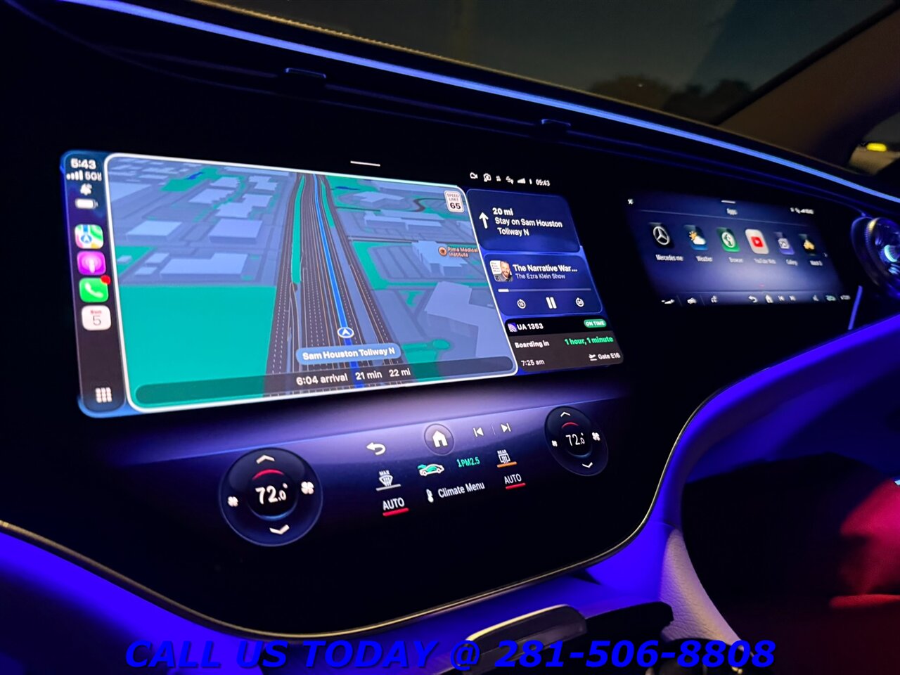 2023 Mercedes-Benz EQS 580 AMG 4MATIC AWD PINNACLE NAV HUD PANO MASSAGE EXEC - Photo 17 - Houston, TX 77031
