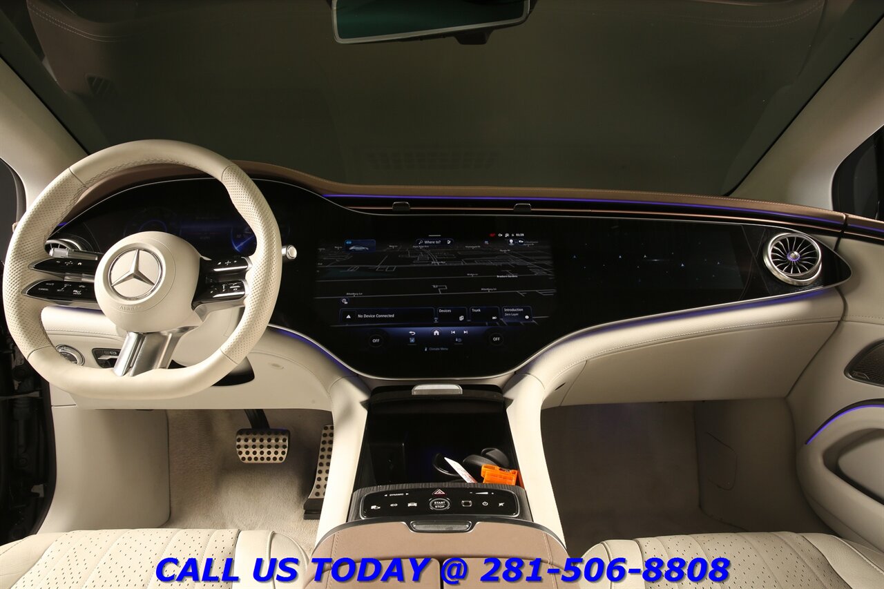 2023 Mercedes-Benz EQS 580 AMG 4MATIC AWD PINNACLE NAV HUD PANO MASSAGE EXEC - Photo 3 - Houston, TX 77031