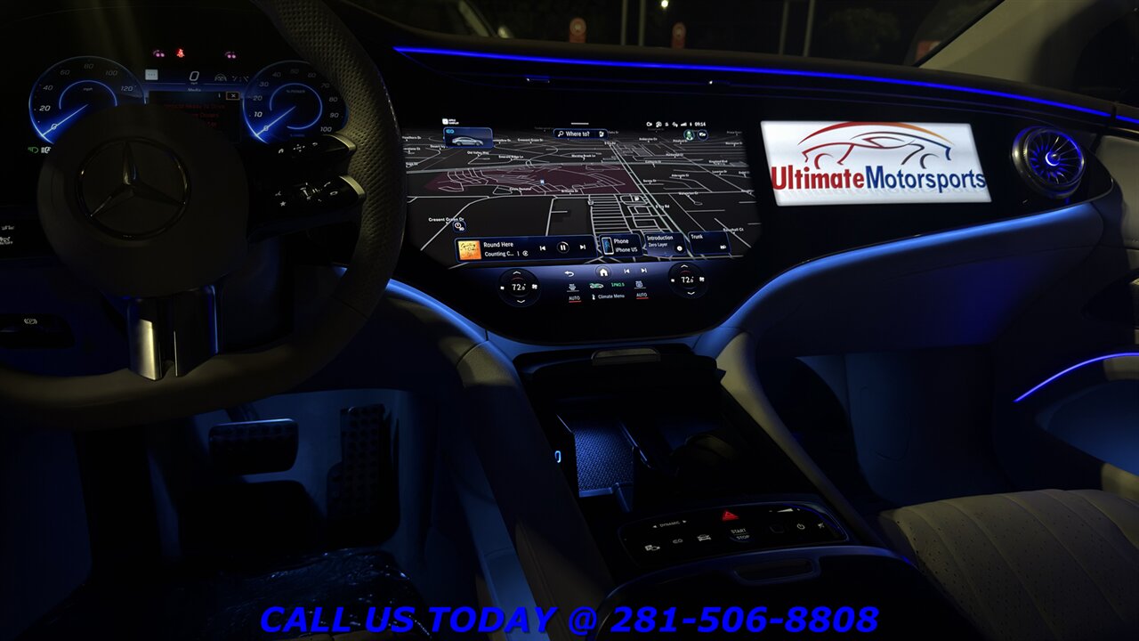 2023 Mercedes-Benz EQS 580 AMG 4MATIC AWD PINNACLE NAV HUD PANO MASSAGE EXEC - Photo 38 - Houston, TX 77031
