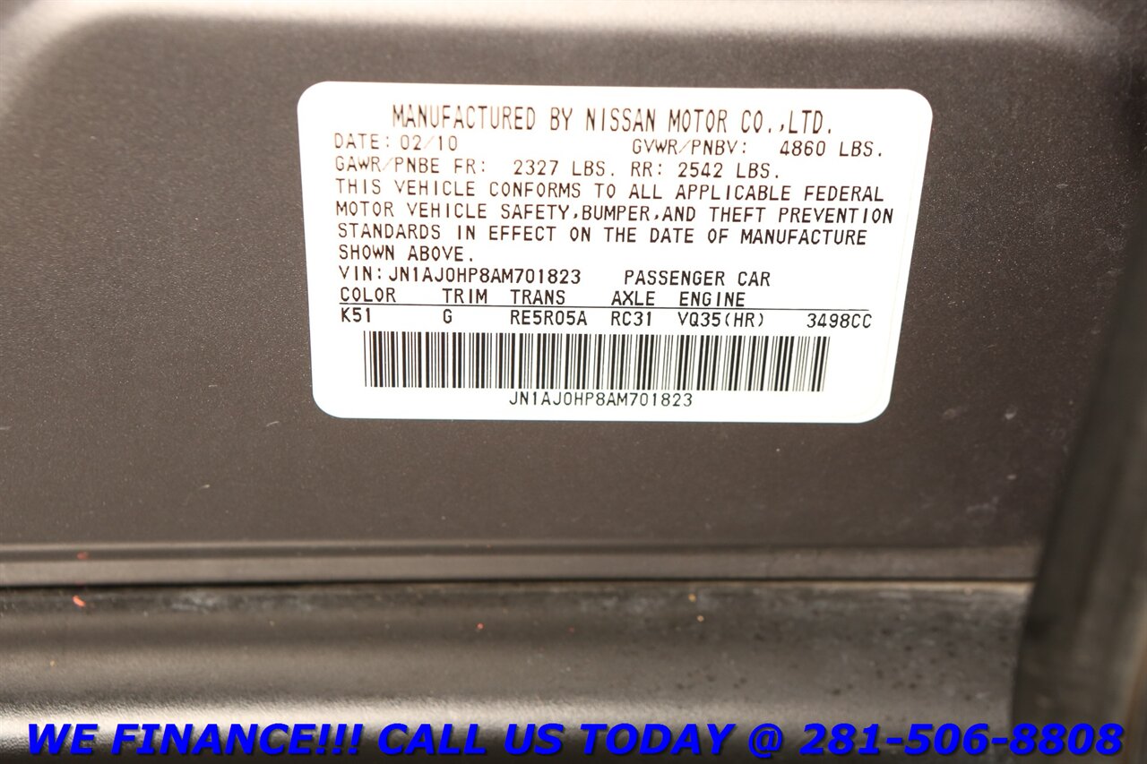 2010 INFINITI EX 2010 Journey NAV SUN BOSE HEATSEAT CAMERA 83K MLS   - Photo 27 - Houston, TX 77031