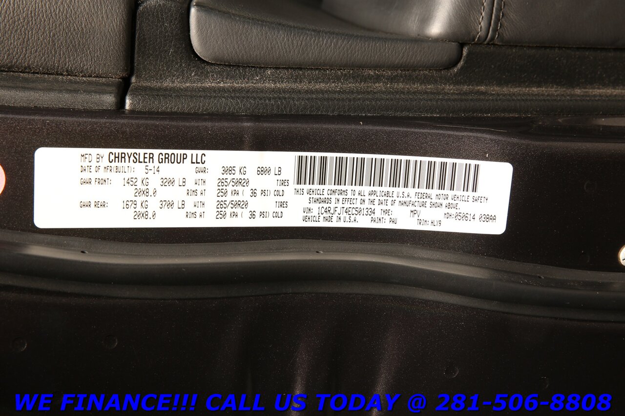 2014 Jeep Grand Cherokee 2014 Summit 4x4 HEMI NAV PANO ADAPTCRUISE 74K MLS   - Photo 32 - Houston, TX 77031