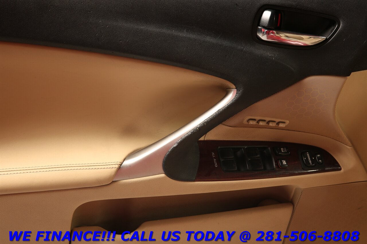 2006 Lexus IS 2006 IS 350 NAV SUN HEAT/COOL SEAT M. LEV CAMERA   - Photo 10 - Houston, TX 77031