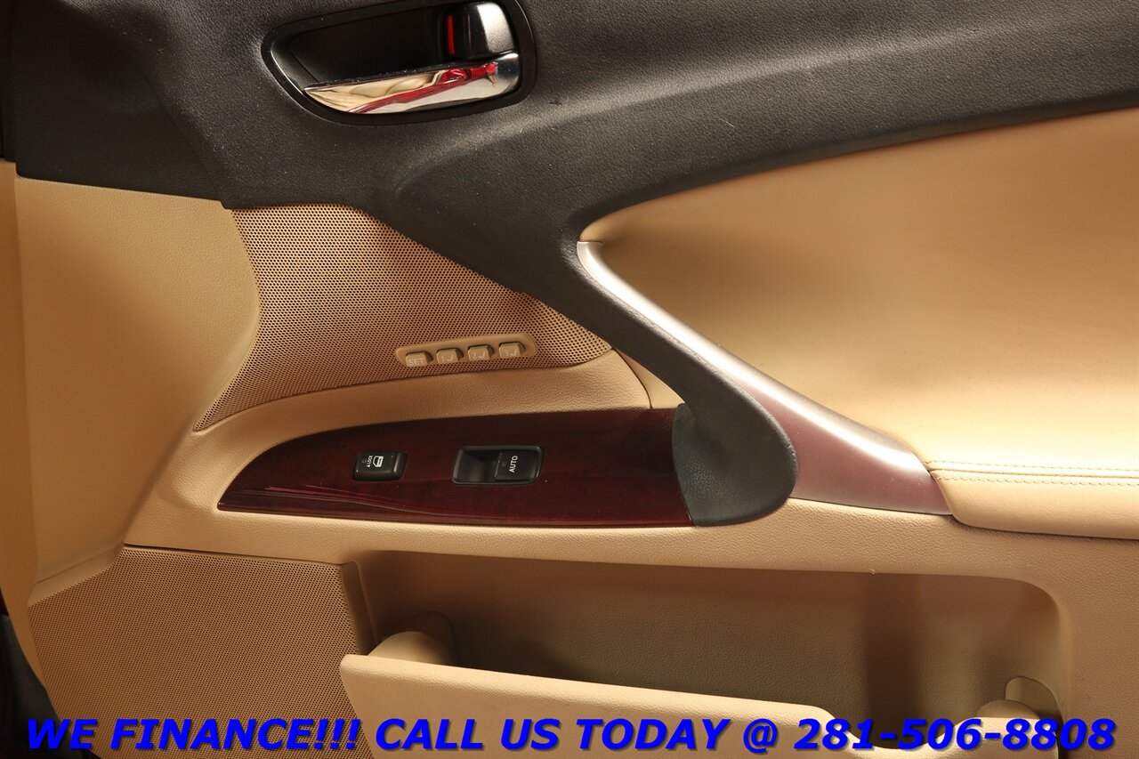 2006 Lexus IS 2006 IS 350 NAV SUN HEAT/COOL SEAT M. LEV CAMERA   - Photo 26 - Houston, TX 77031