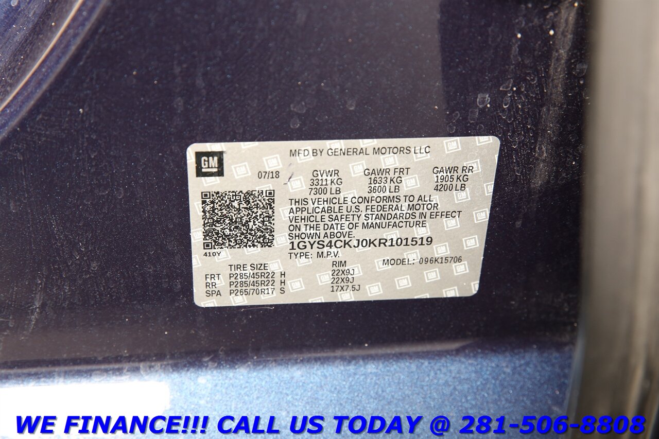 2019 Cadillac Escalade 2019 Premium Luxury 4x4 NAV HUD DVD SUN BLIS 7PASS   - Photo 33 - Houston, TX 77031