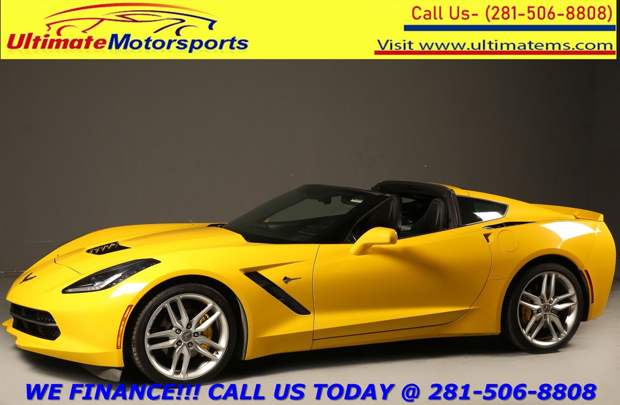 2015 Chevrolet Corvette 2015 Stingray TARGA TOP BOSE 50K MILES YELLOW   - Photo 1 - Houston, TX 77031
