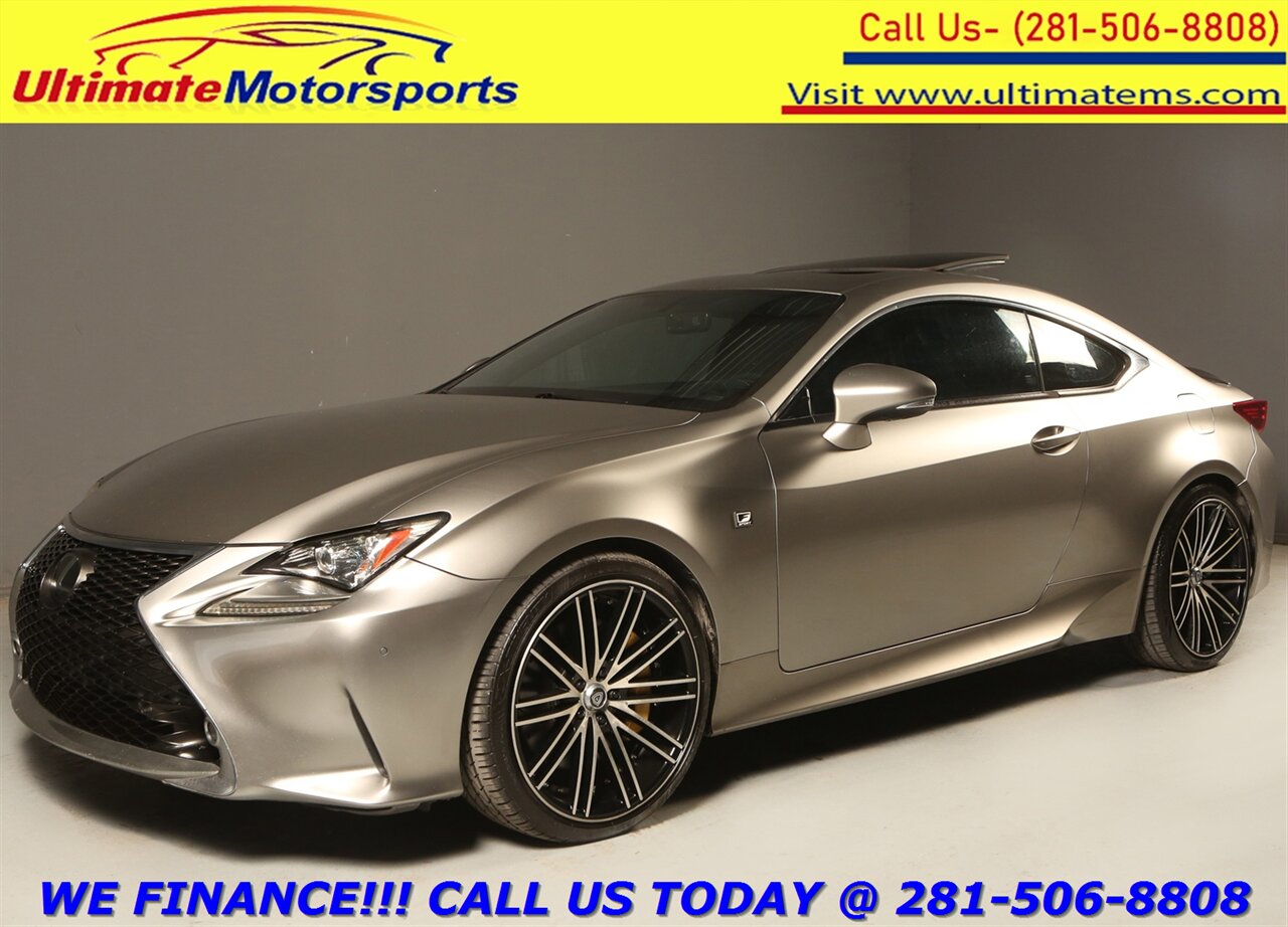 2015 Lexus RC 2015 RC350 F-Sport NAV SUN BLIS CAM MARK LEVINSON   - Photo 1 - Houston, TX 77031