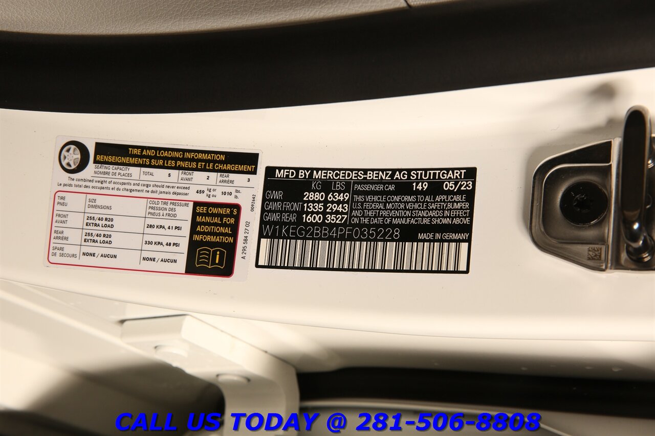 2023 Mercedes-Benz EQE 2023 EQE 350+ AMG BURMESTER NAV HUD PANO 26K Mi - Photo 30 - Houston, TX 77031
