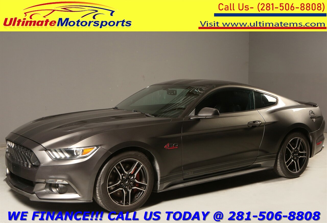 2017 Ford Mustang 2017 GT PREMIUM 5.0 V8 MANUAL 6-SPEED KEYGO CAMERA   - Photo 1 - Houston, TX 77031