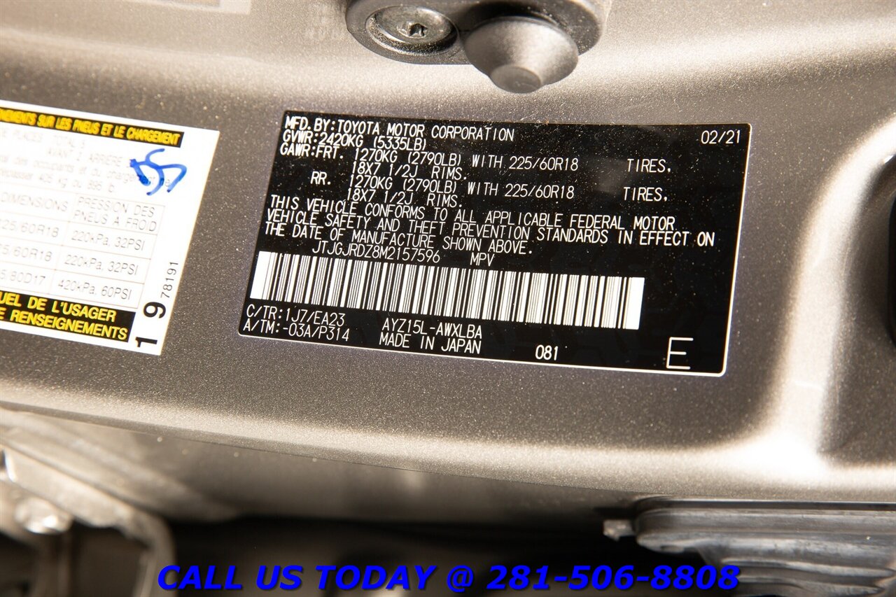 2021 Lexus NX300h 2021 HYBRID AWD PREM PKG NAV SUN BLIND 46K MLS - Photo 29 - Houston, TX 77031
