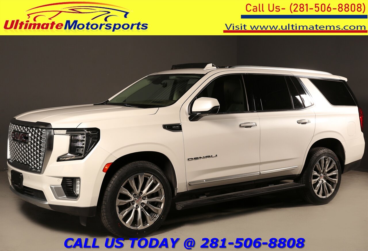 2021 GMC Yukon 2021 Denali NAV HUD DVD PANOROOF ADAPTCRUIS 7PASS   - Photo 1 - Houston, TX 77031