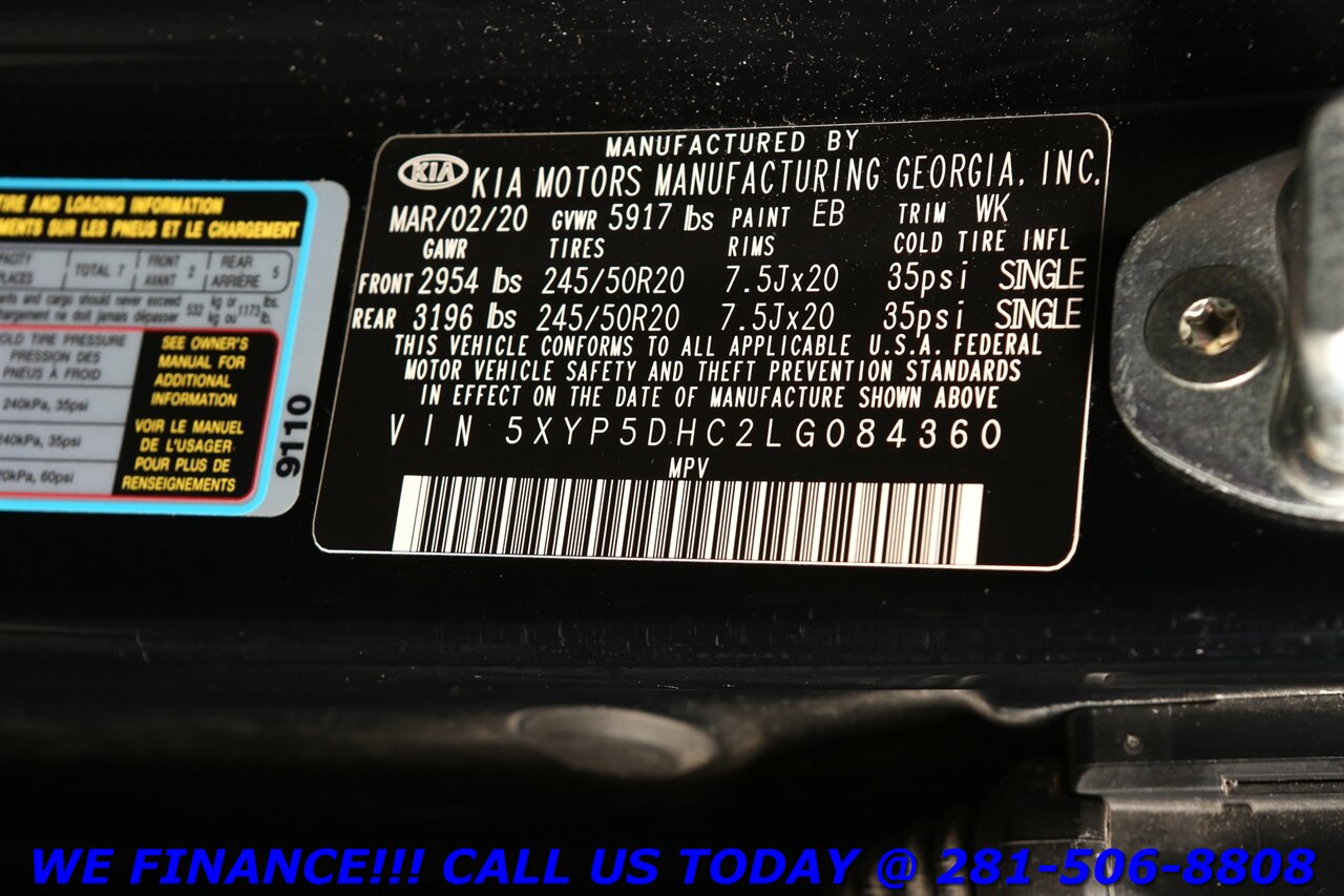 2020 Kia Telluride 2020 SX PRESTIGE AWD NAV HUD PANO ADAPT 3ROW   - Photo 35 - Houston, TX 77031