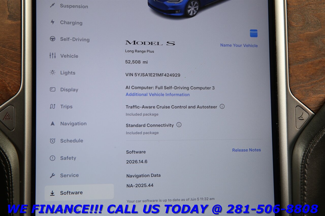 2021 Tesla Model S 2021 Long Range Plus AWD FSD3 AUTOPILOT PANO 52K - Photo 15 - Houston, TX 77031