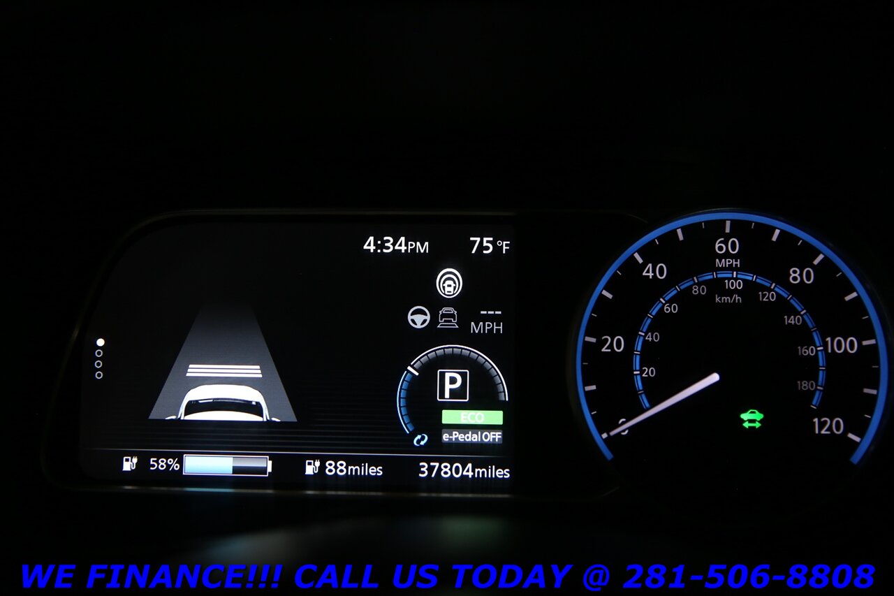 2021 Nissan LEAF 2021 SV TECH PKG NAV INTEL CRUISE BLIND 37K MLS   - Photo 14 - Houston, TX 77031