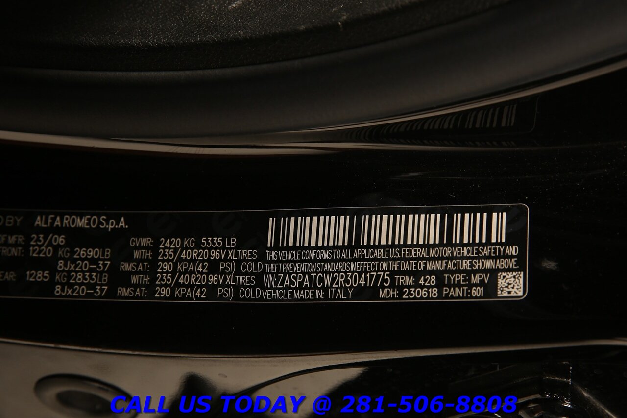 2024 Alfa Romeo Tonale Hybrid 2024 Ti eAWD PLUG-IN HYBRID NAV SUN 360CAM 25K Mi   - Photo 32 - Houston, TX 77031