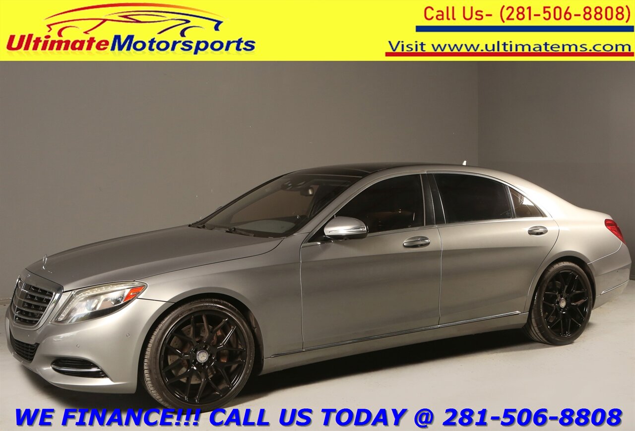2015 Mercedes-Benz 2015 S 550 P1 NAV PANO BLIND BURMESTER MASSAGE 59K - Photo 1 - Houston, TX 77031