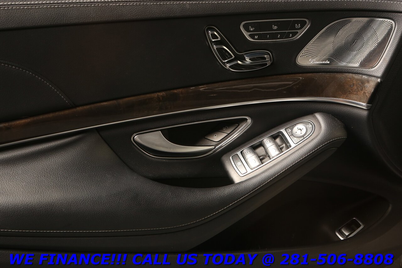 2015 Mercedes-Benz 2015 S 550 P1 NAV PANO BLIND BURMESTER MASSAGE 59K - Photo 9 - Houston, TX 77031